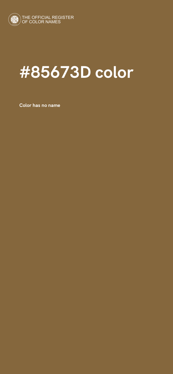#85673D color image