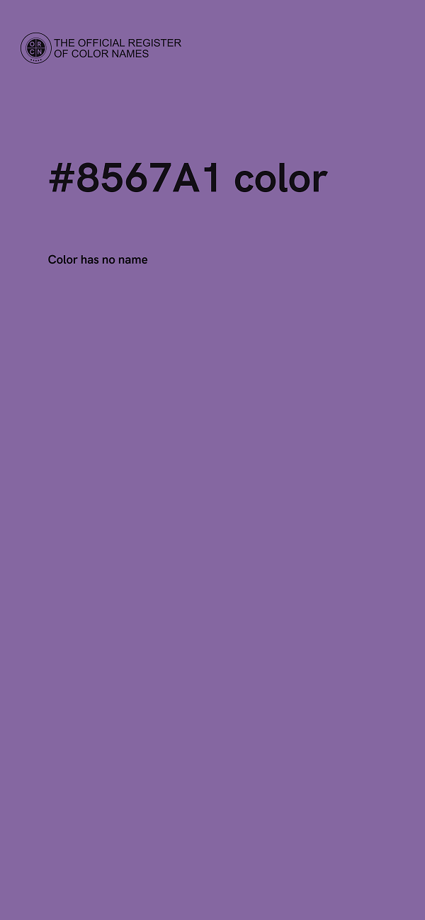 #8567A1 color image