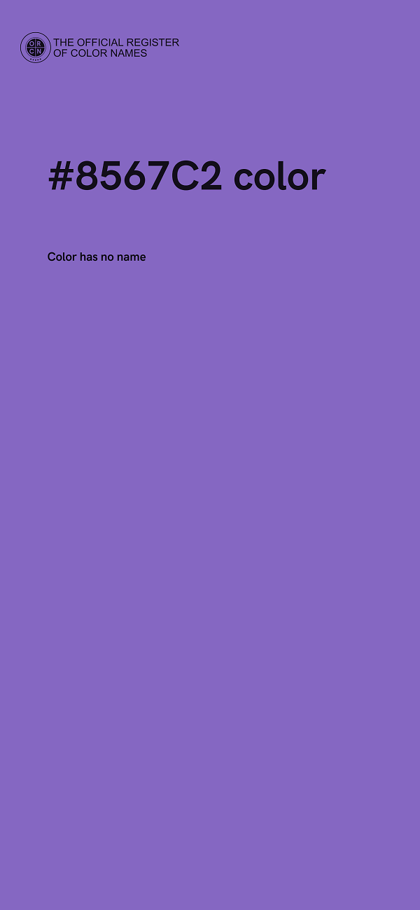 #8567C2 color image