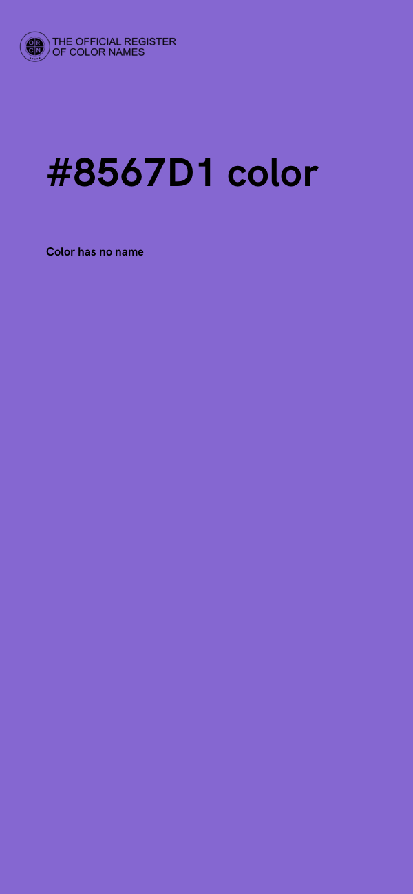#8567D1 color image
