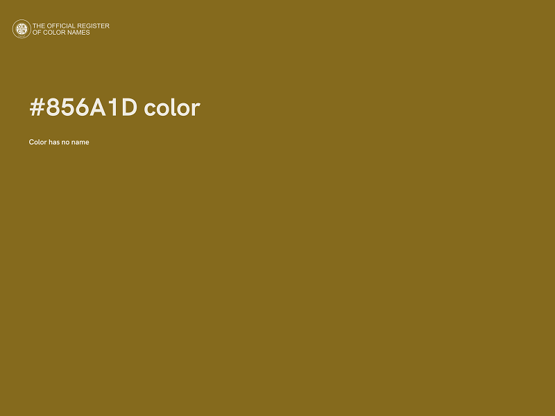#856A1D color image
