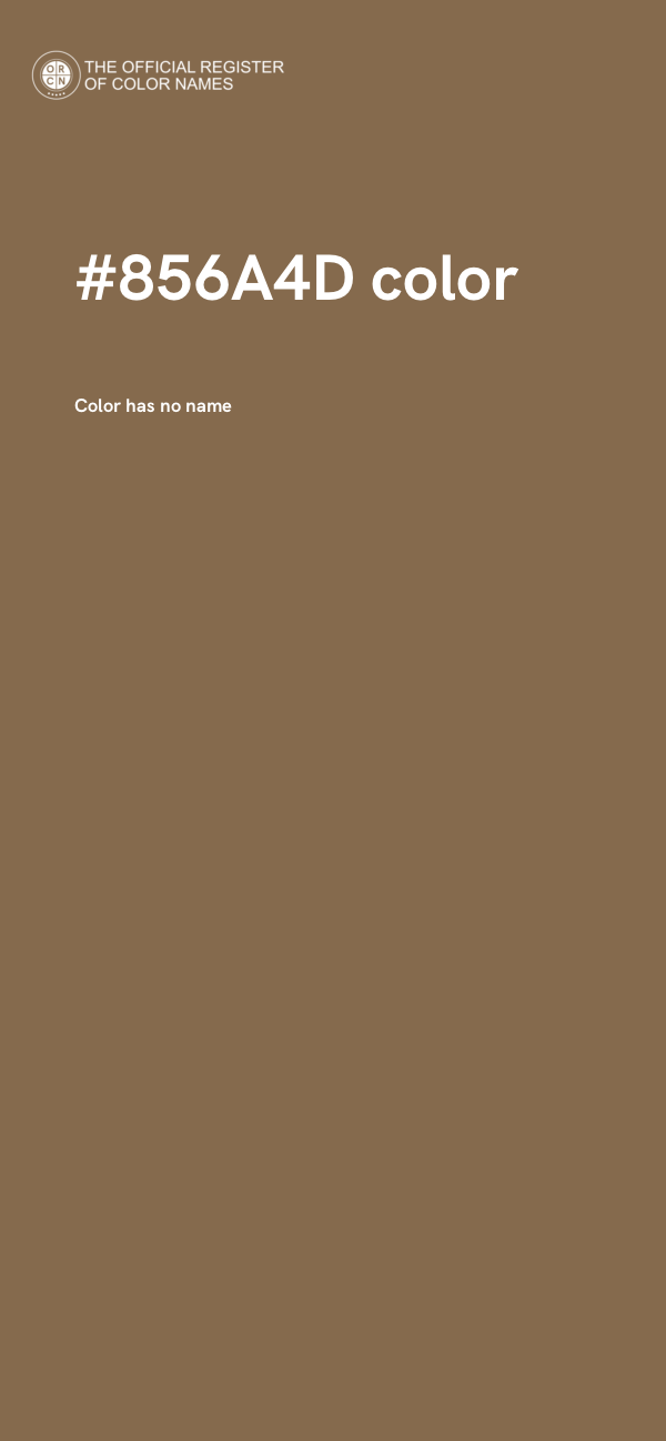 #856A4D color image