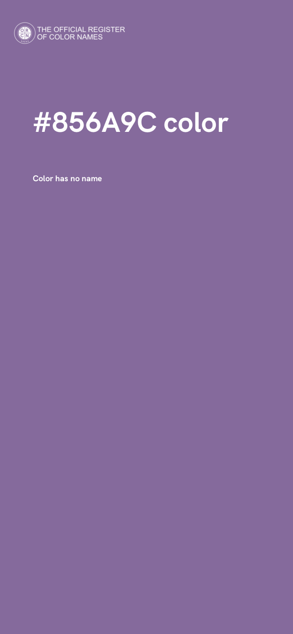 #856A9C color image