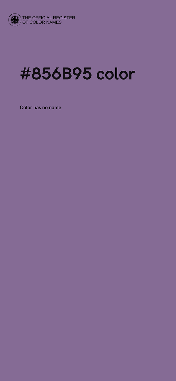 #856B95 color image