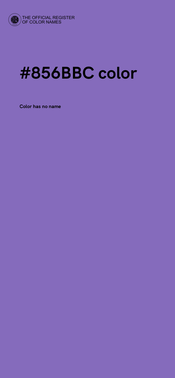 #856BBC color image