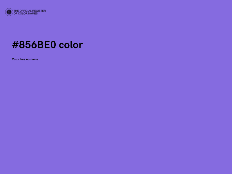 #856BE0 color image