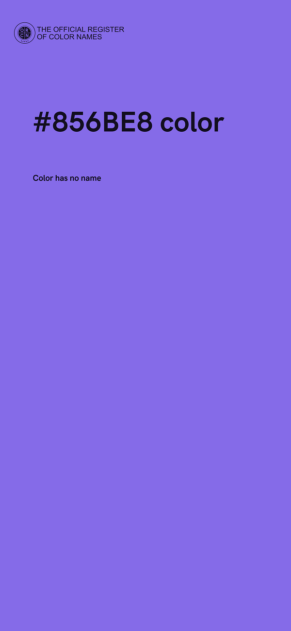 #856BE8 color image