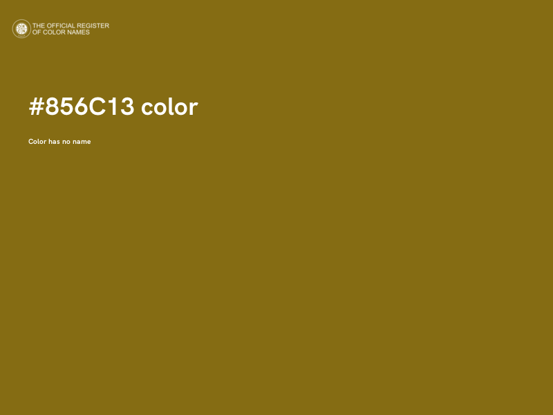 #856C13 color image