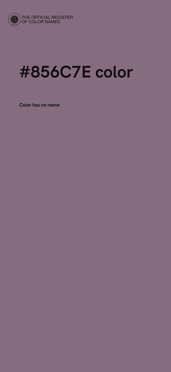 #856C7E color image