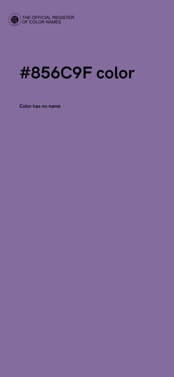 #856C9F color image