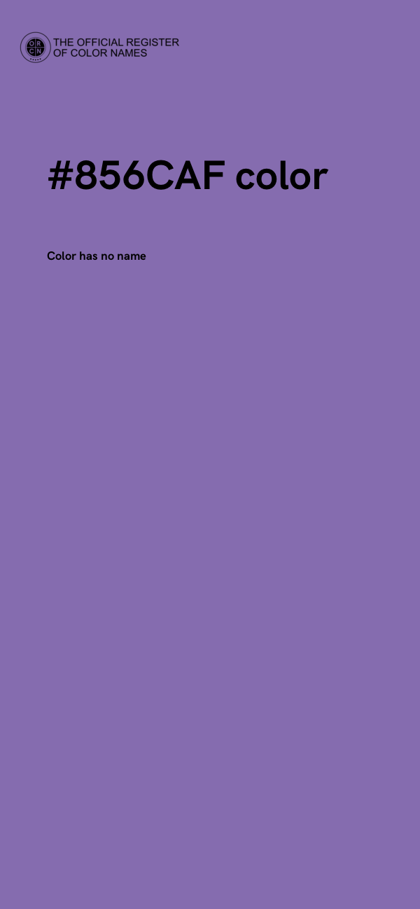 #856CAF color image