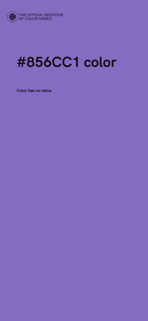 #856CC1 color image