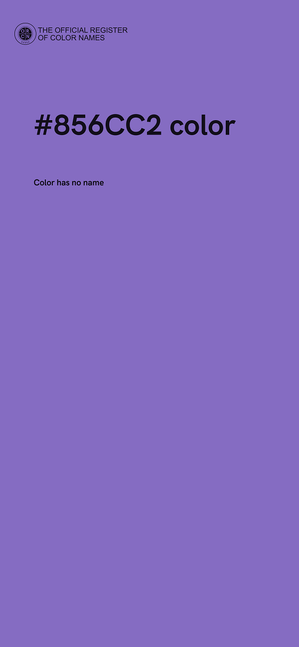 #856CC2 color image