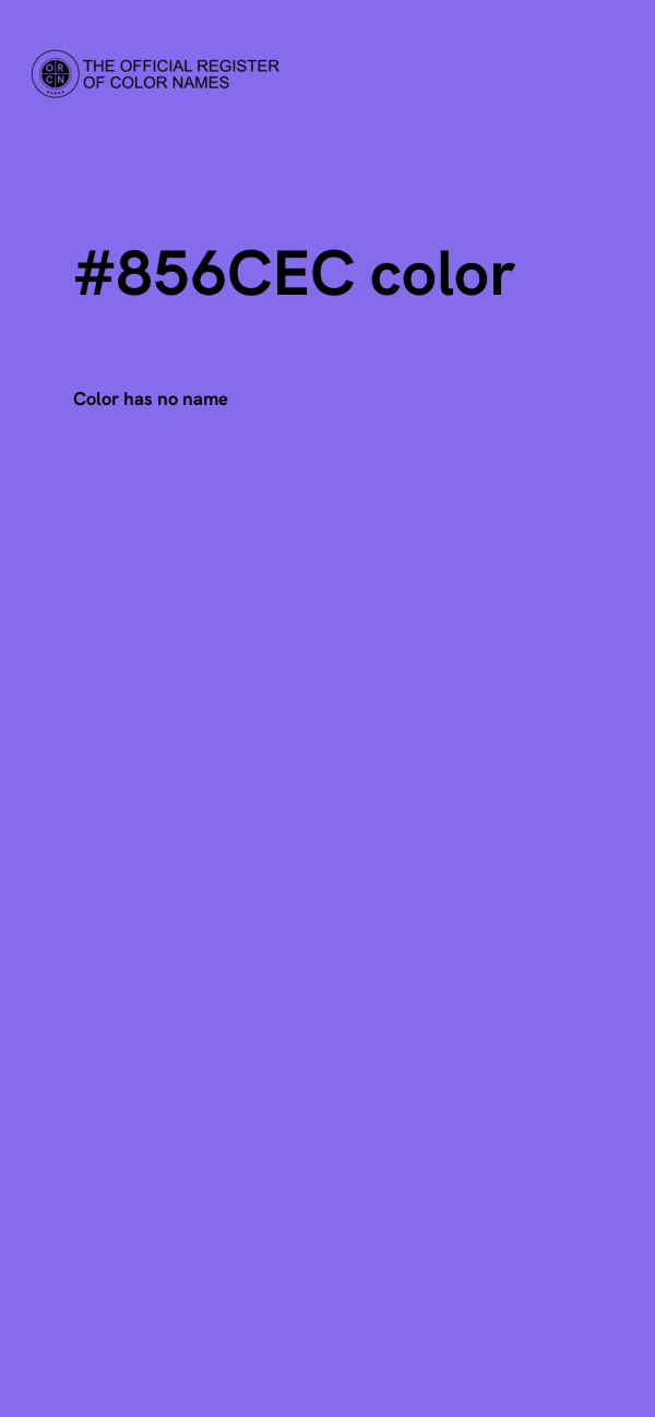 #856CEC color image