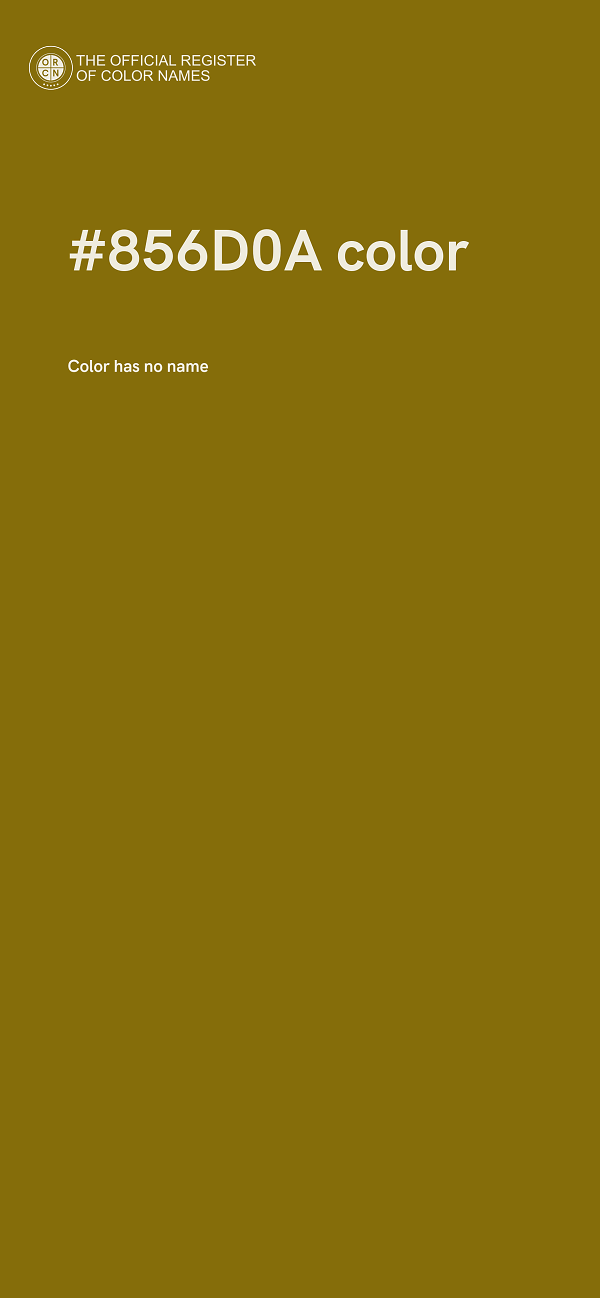 #856D0A color image