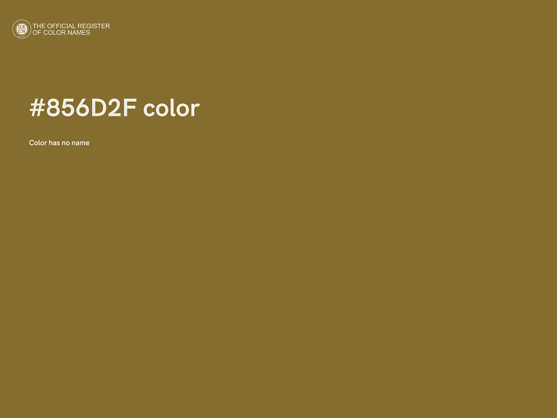 #856D2F color image