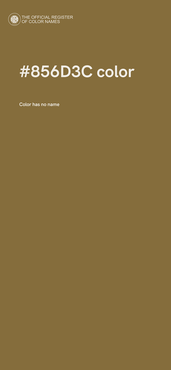 #856D3C color image