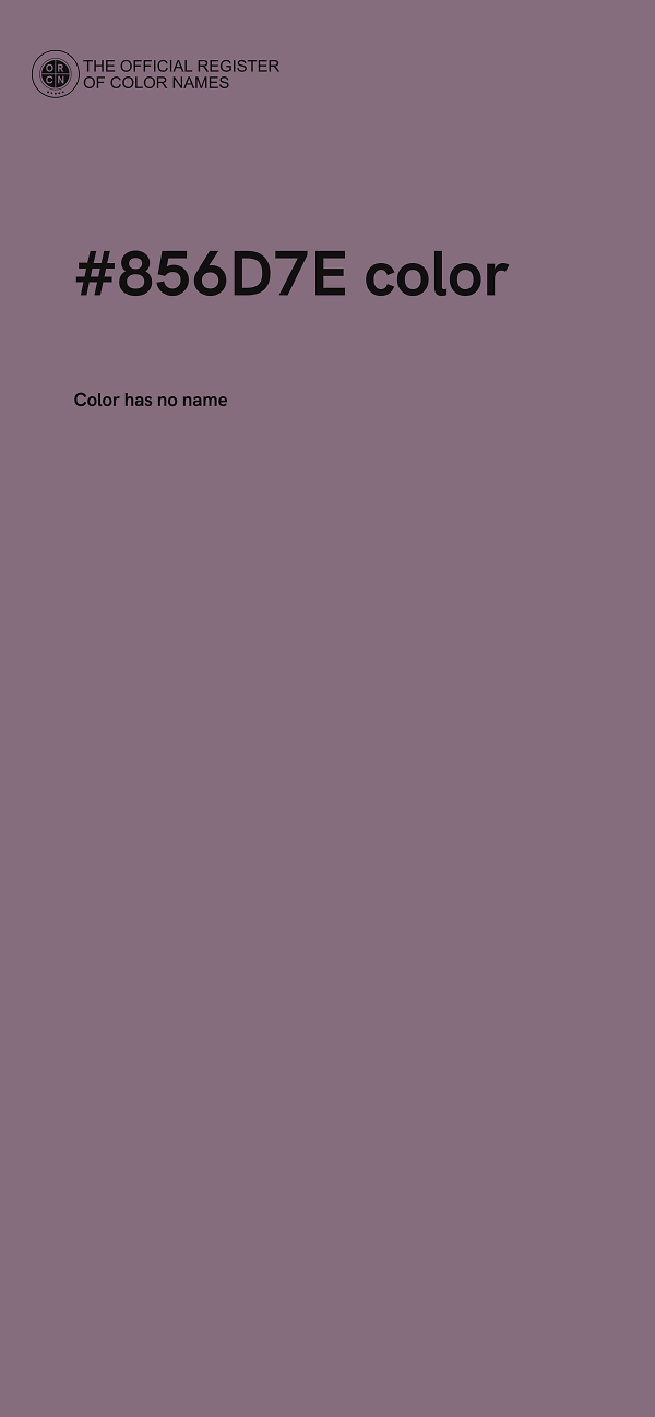 #856D7E color image