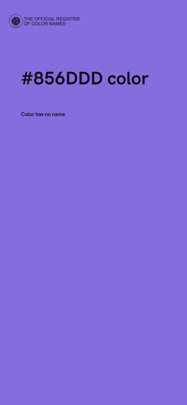 #856DDD color image