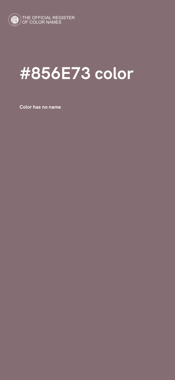 #856E73 color image