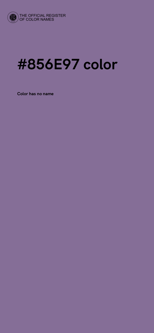 #856E97 color image