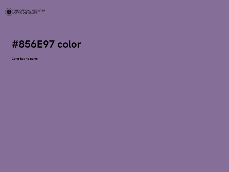 #856E97 color image
