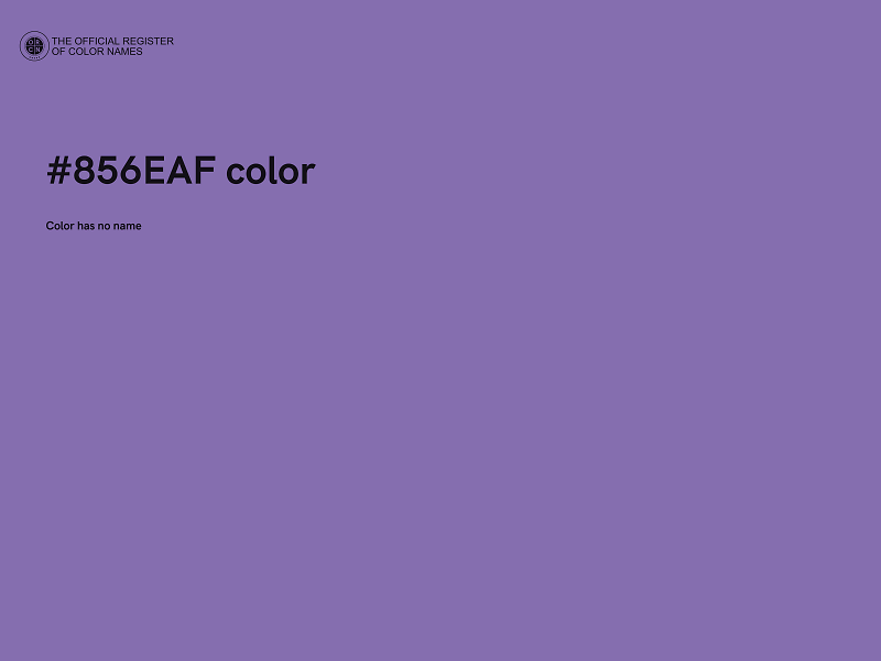 #856EAF color image