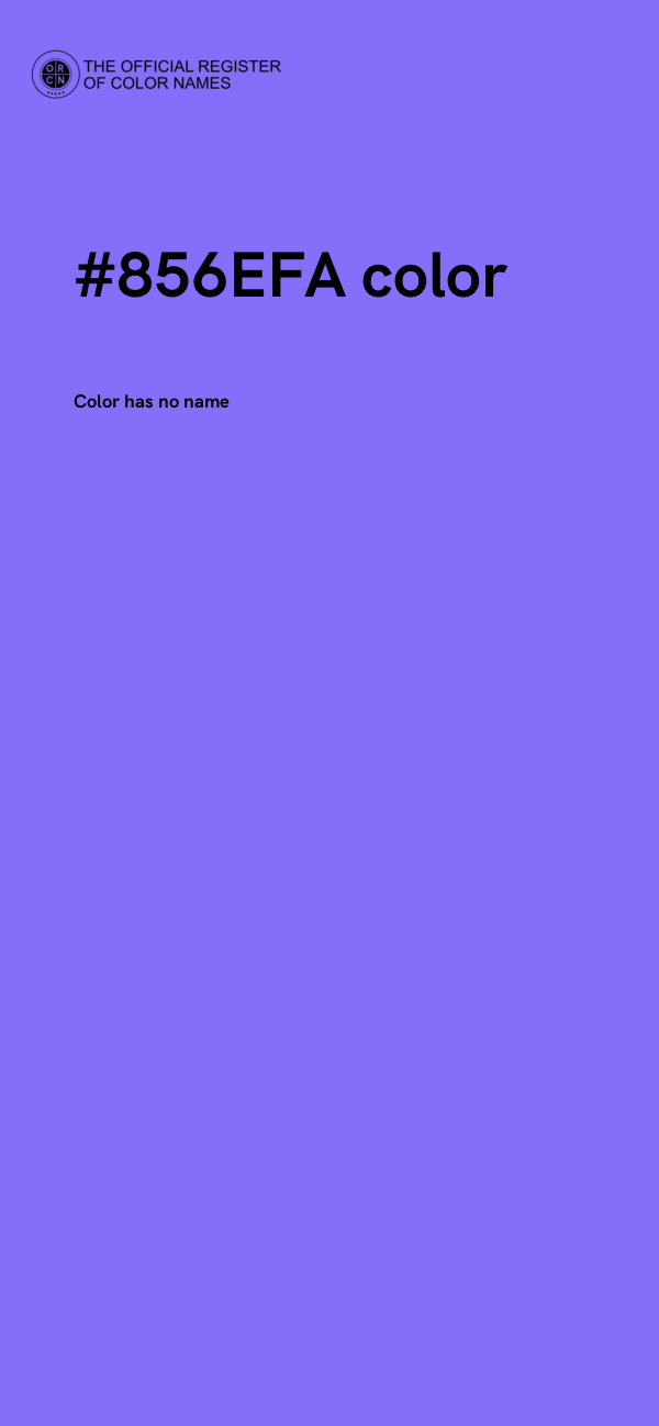 #856EFA color image