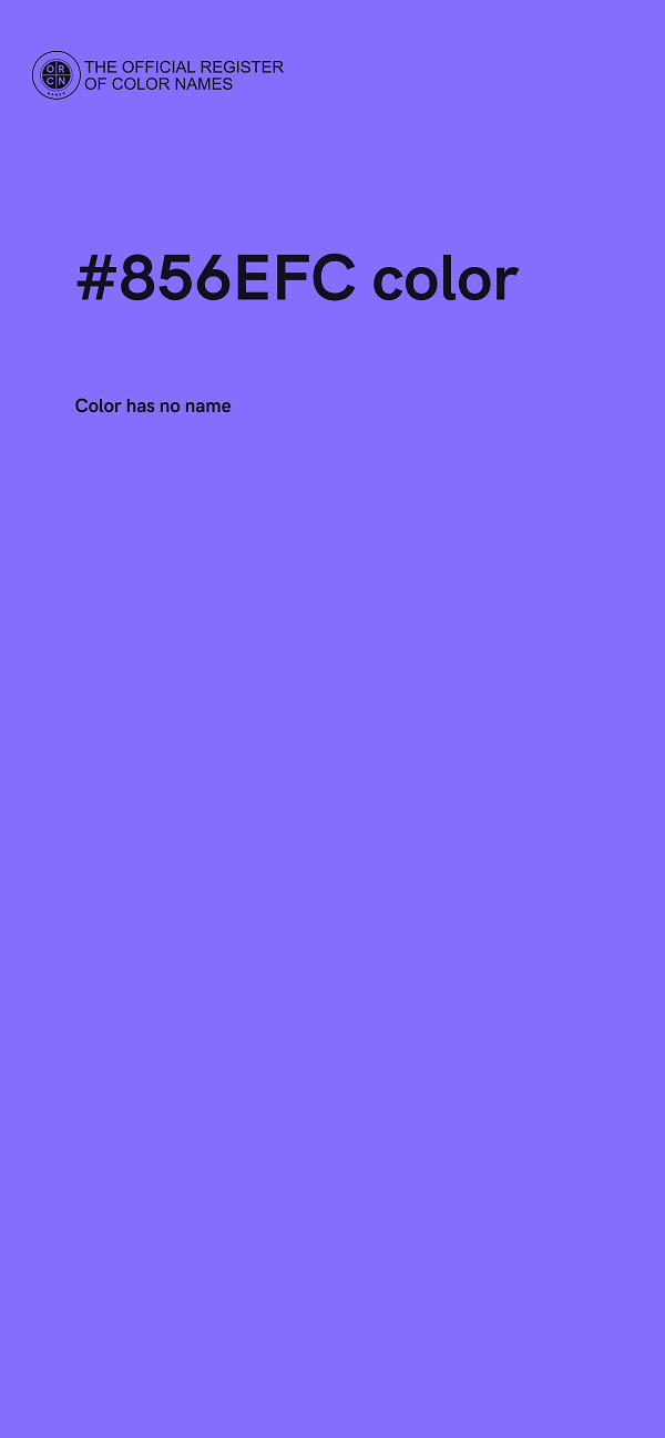 #856EFC color image