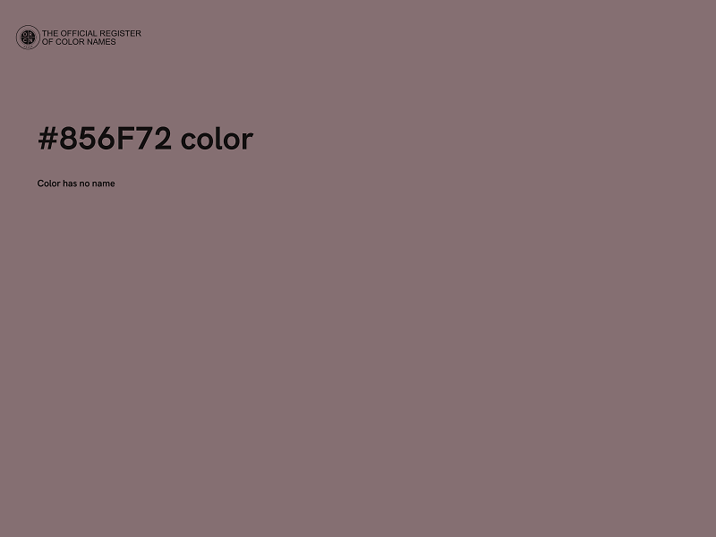 #856F72 color image