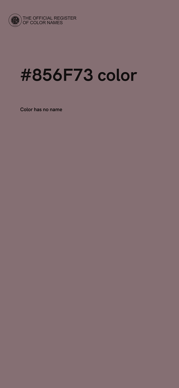#856F73 color image
