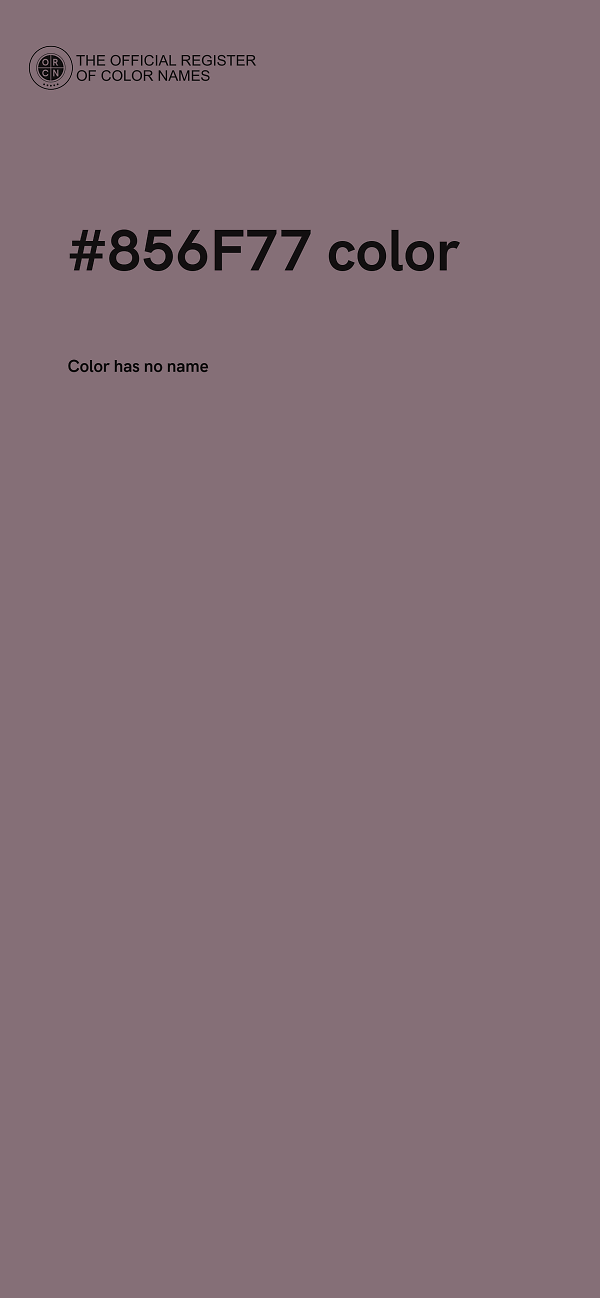 #856F77 color image