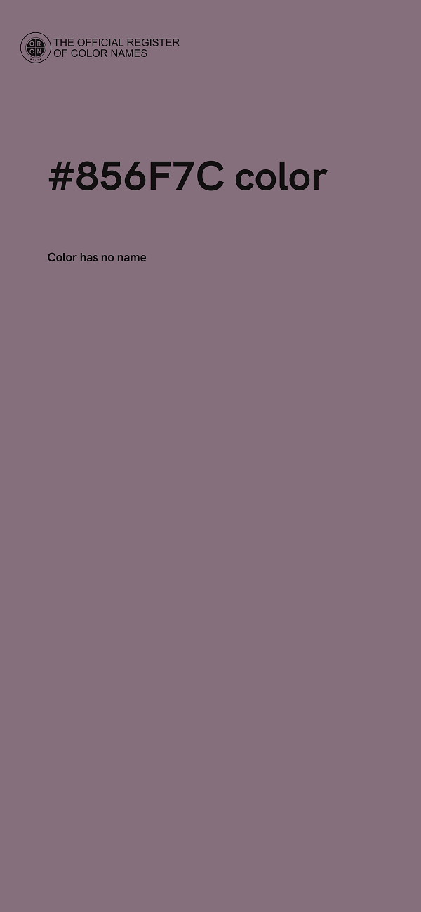 #856F7C color image