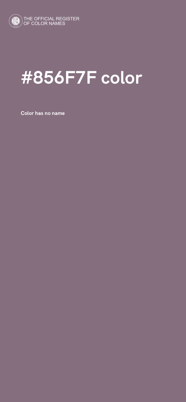 #856F7F color image