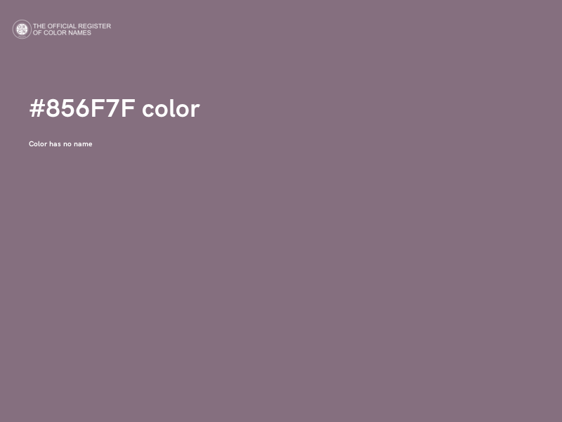 #856F7F color image