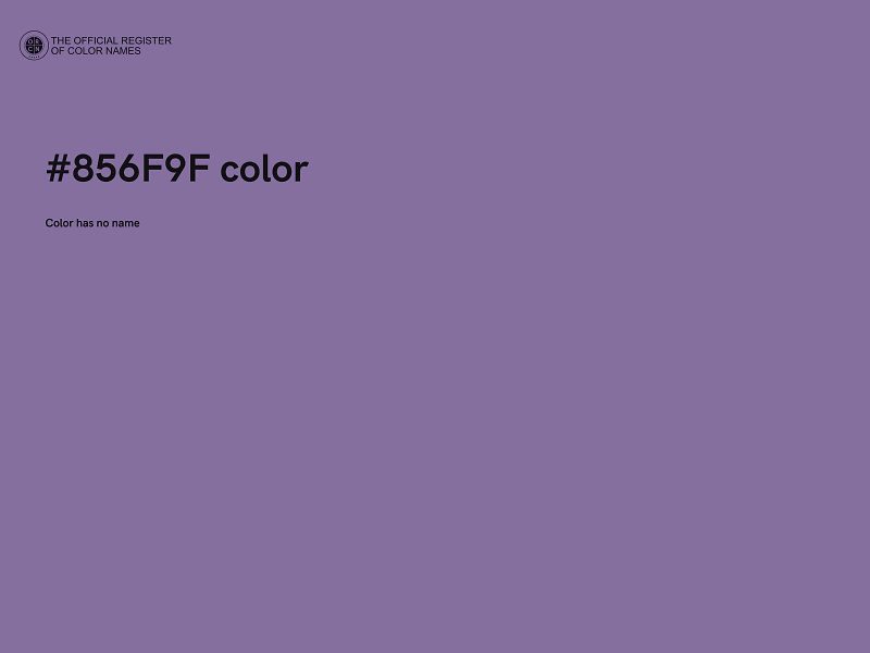 #856F9F color image