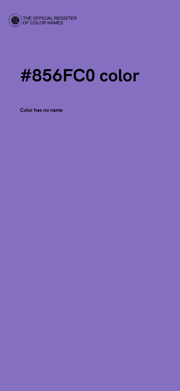 #856FC0 color image