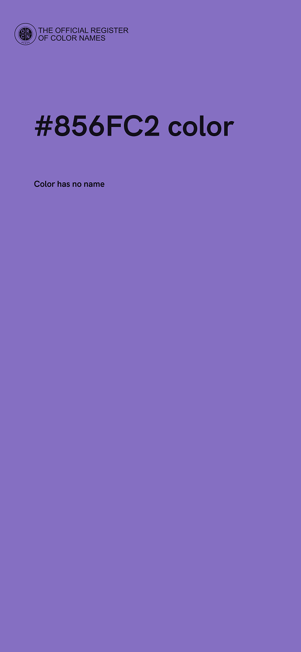 #856FC2 color image