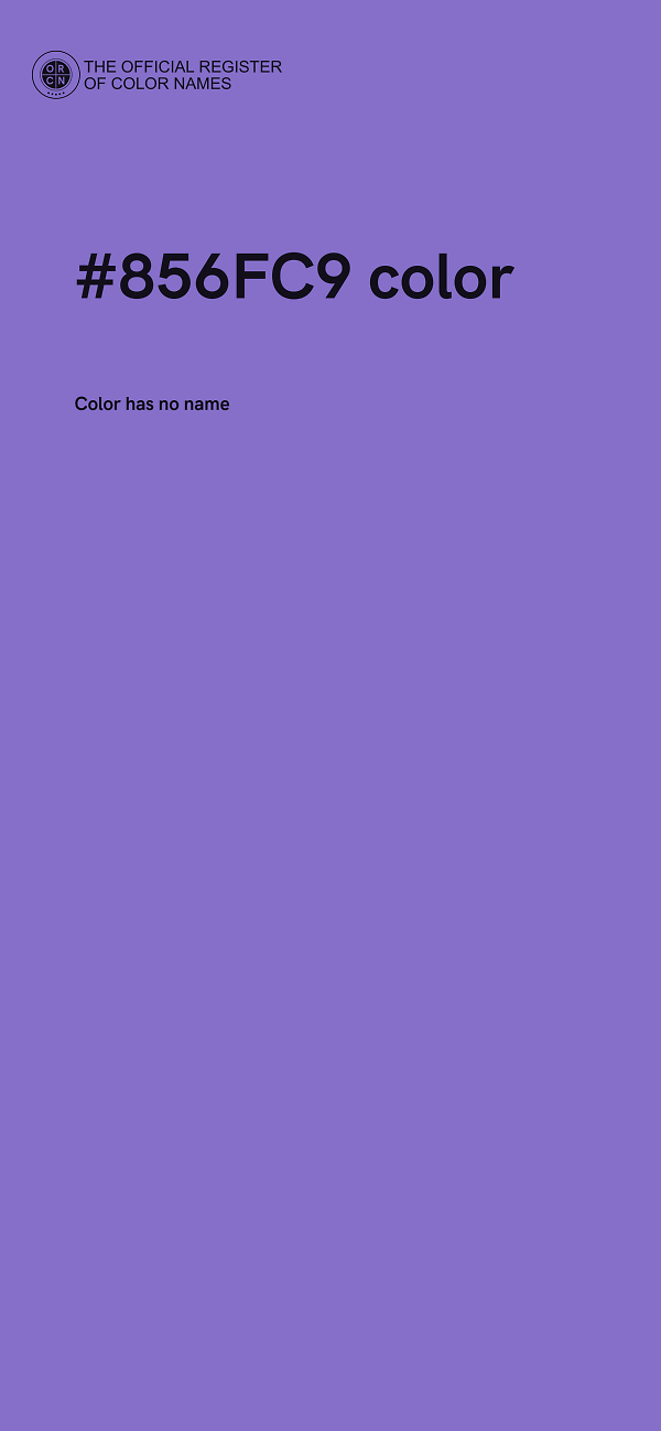 #856FC9 color image