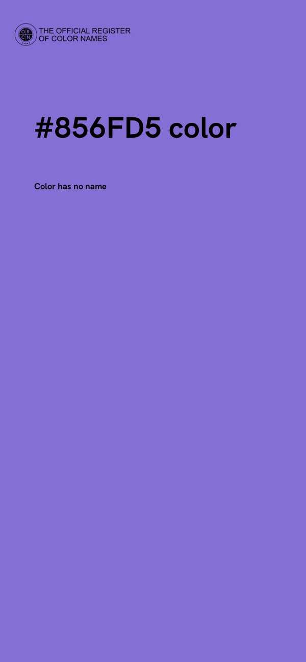 #856FD5 color image