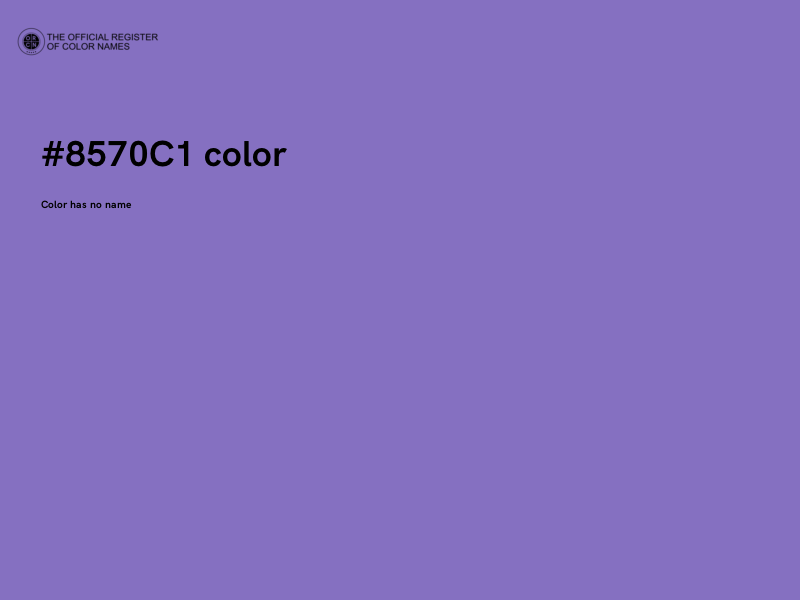 #8570C1 color image