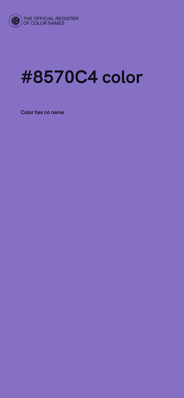 #8570C4 color image