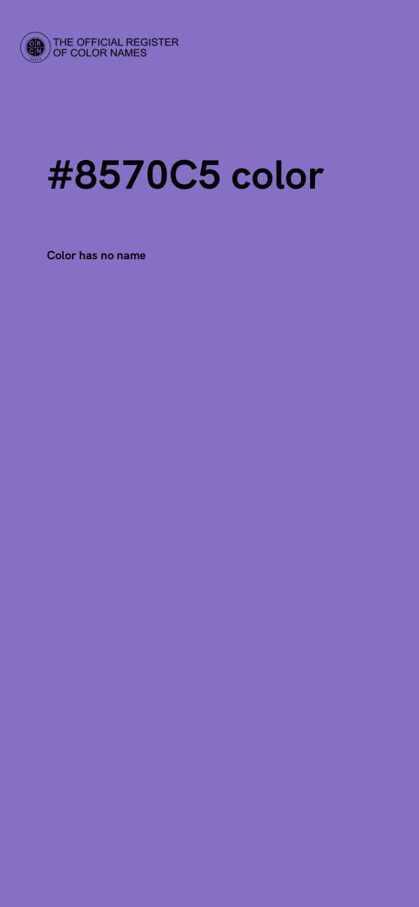#8570C5 color image