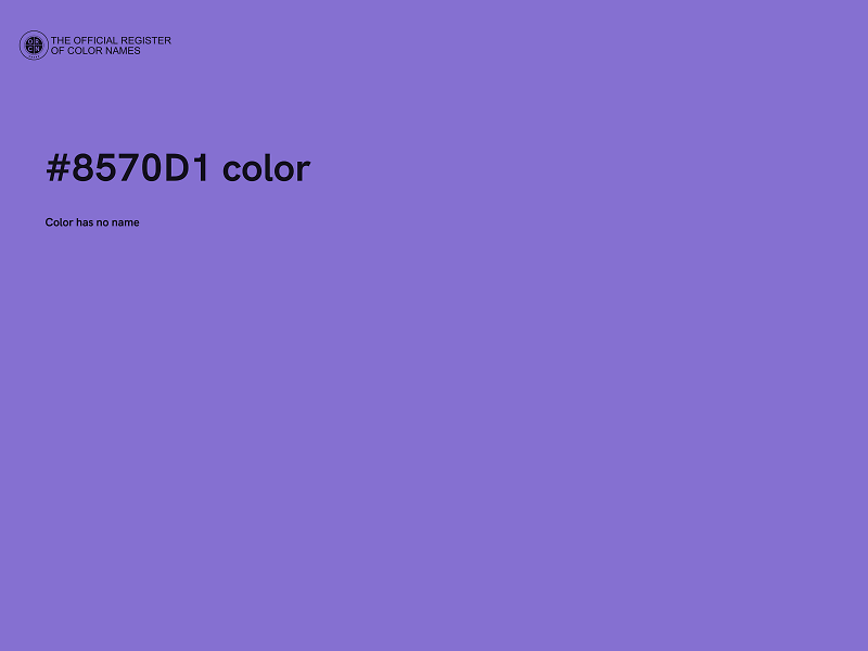 #8570D1 color image