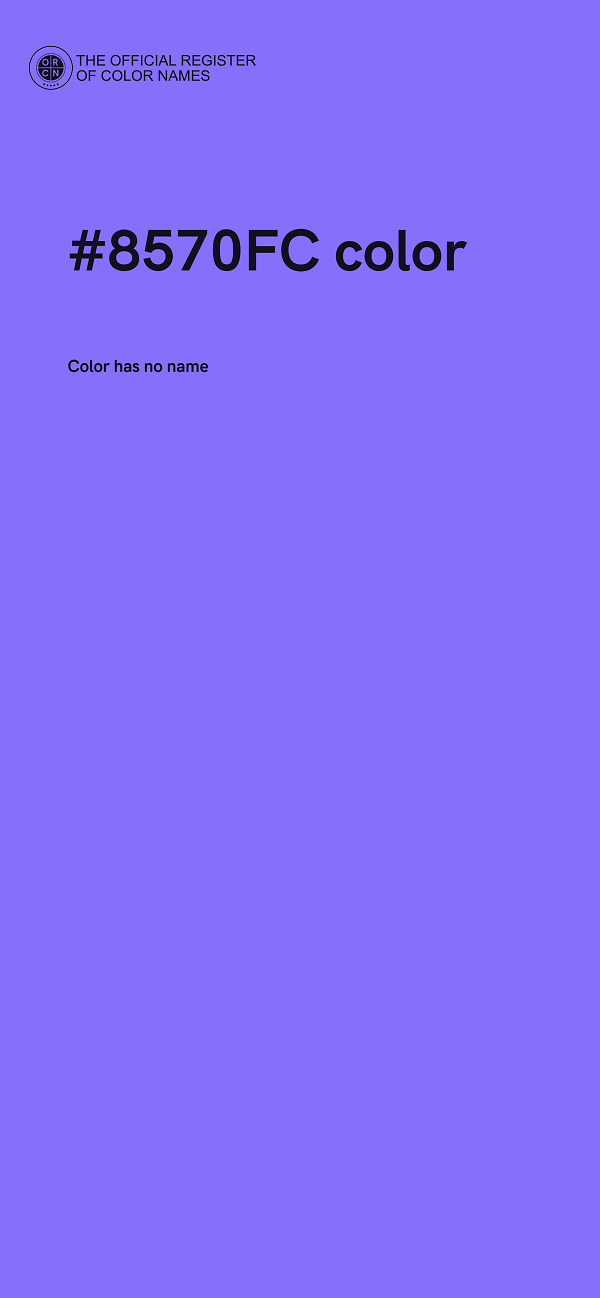 #8570FC color image