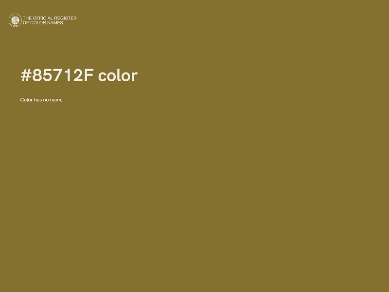 #85712F color image