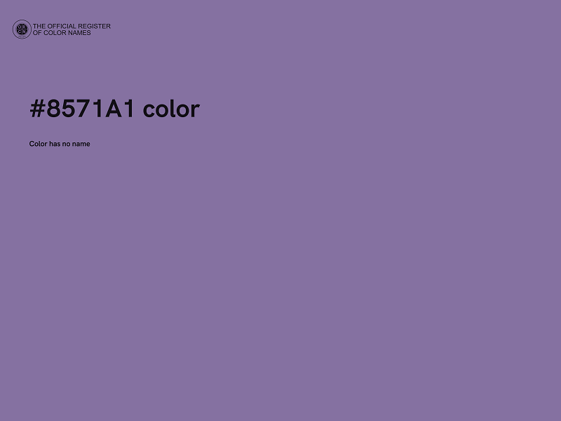 #8571A1 color image