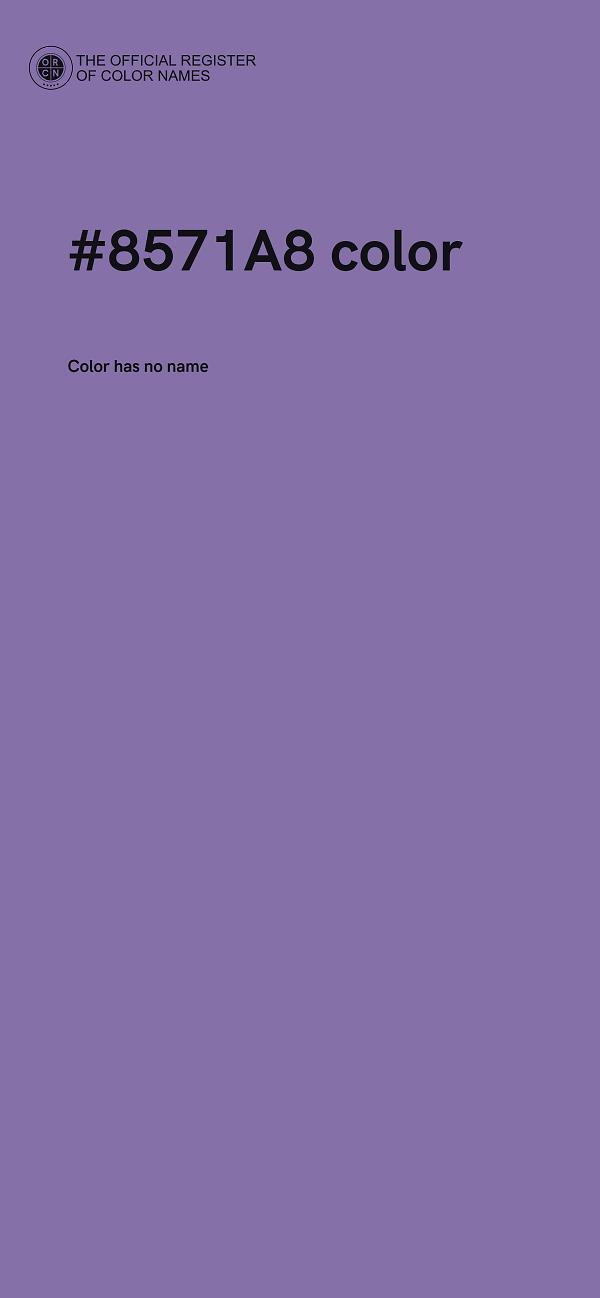 #8571A8 color image