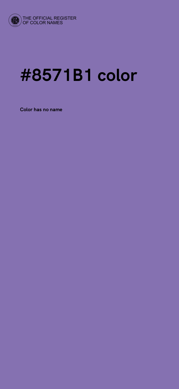 #8571B1 color image