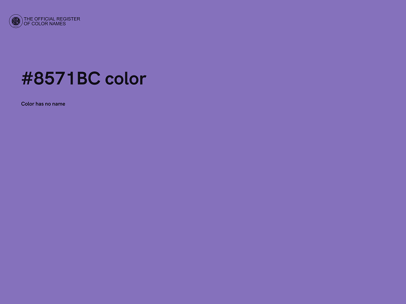 #8571BC color image